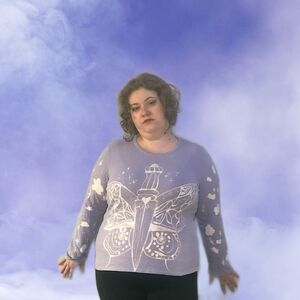 Lethal Beauty Bleach Dyed Long Sleeve